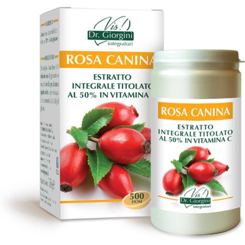 Dr Giorgini Polvere di Rosa Canina Titolata e Integrale - 500g