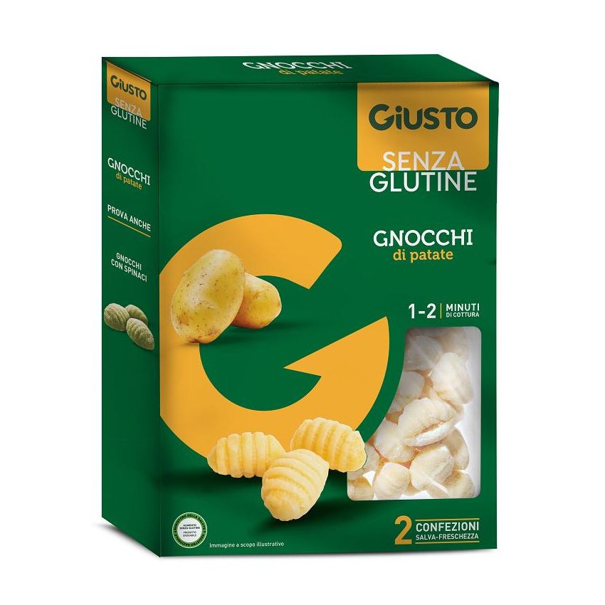 Giusto Gnocchi di Patate Senza Glutine Doppio Pack 250g