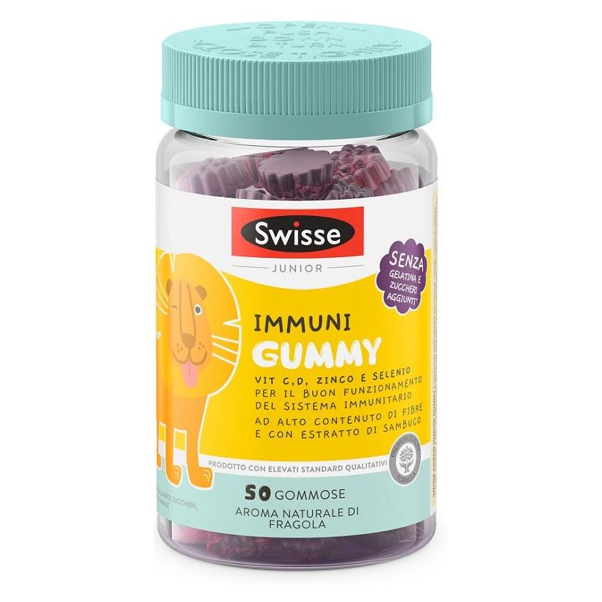 Swisse Junior - Gummy per il Supporto Immunitario, 50 Gommose