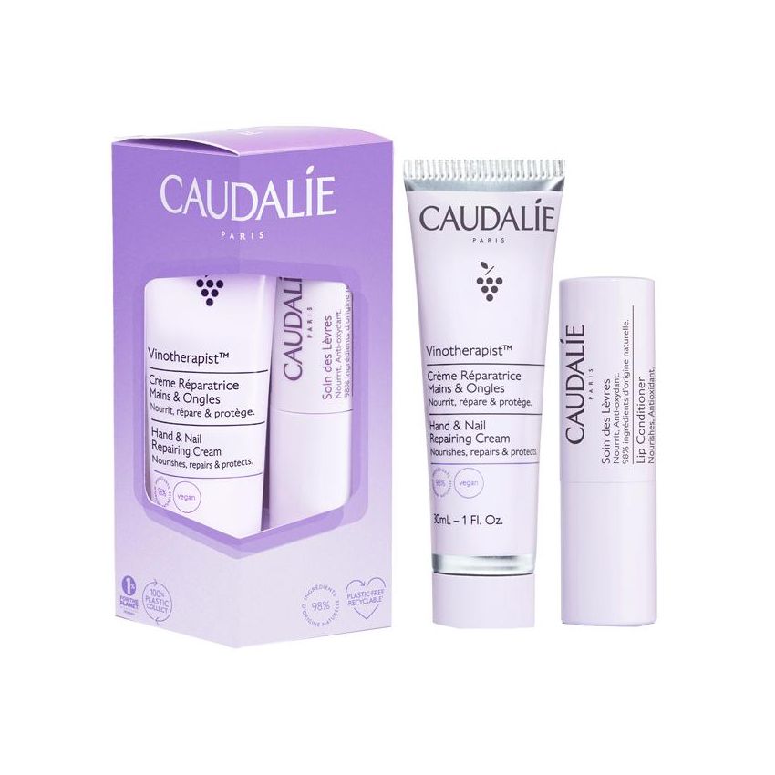 Caudalie Vinotherapist Set Trattamento Mani, Unghie e Labbra