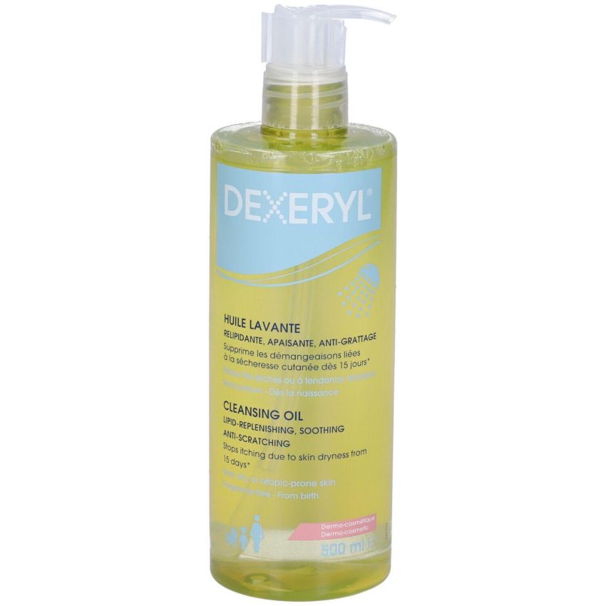 Dexeryl Olio Detergente Multifunzionale per Corpo e Viso - 500ml