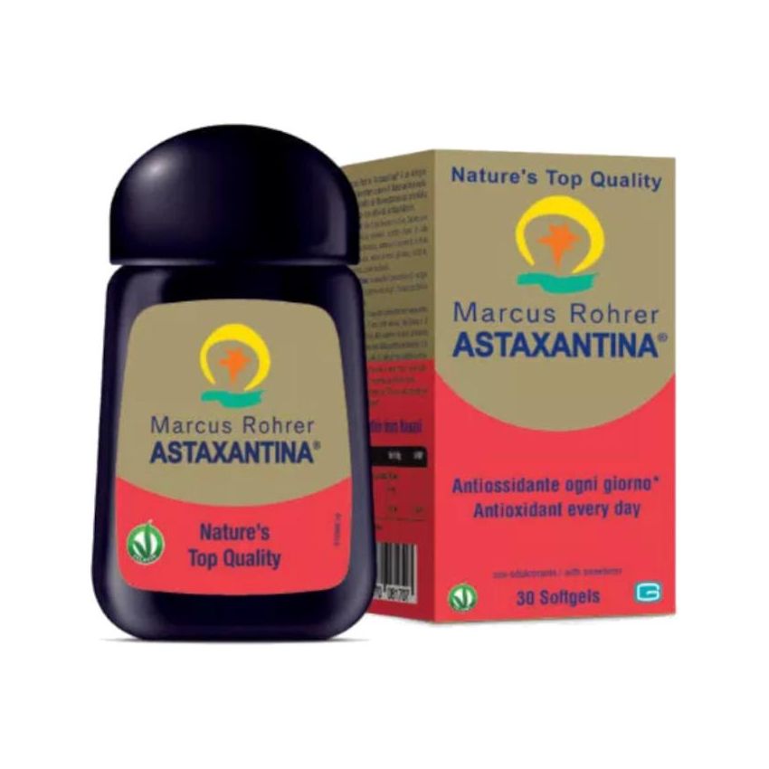 Marcus Rohrer Astaxantina - 30 Softgel Capsules