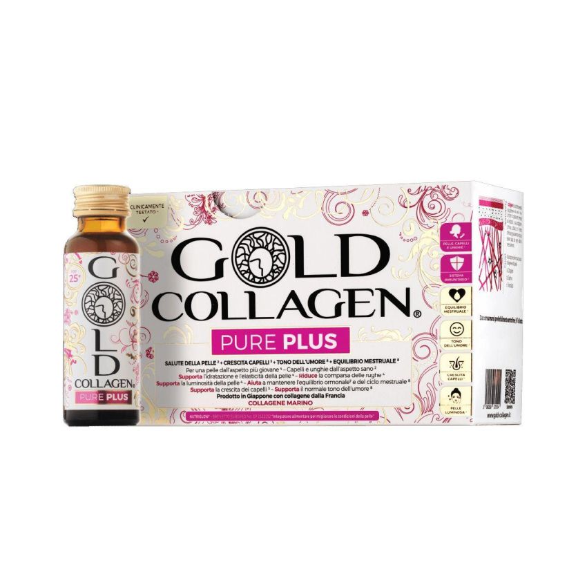 Pure Gold Collagen Plus - Confezione da 10 x 50ml
