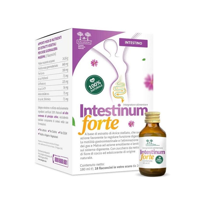 Salugea Intestinum Forte - Set di 18 Flaconcini da 10ml