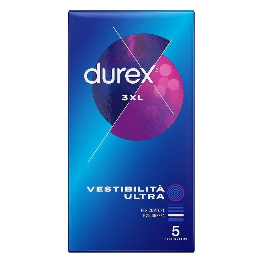 Durex Settebello 3XL, 5-pack Preservativi