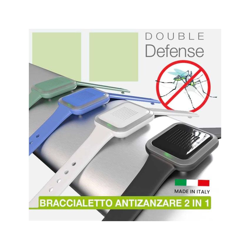 Colpharma Braccialetto Antizanzare con Emissione di Repellenti Efficaci