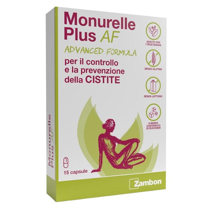 Monurelle Plus AF - Integratore Urinario in 15 Capsule