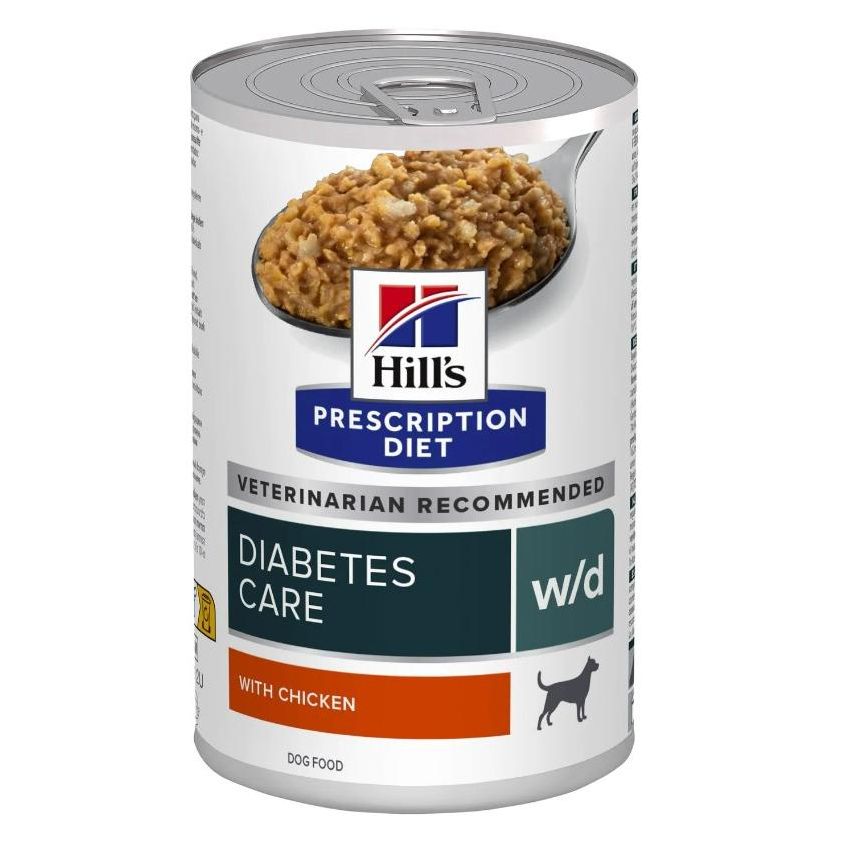 Hill's Prescription Diet W/D - Cibo Umido per Cani Diabetici con Pollo - 370g