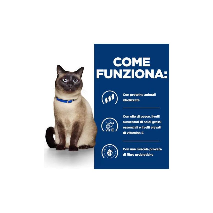 Hill's Prescription Diet Z/D Crocchette di 1,5 Kg per Gatti con Sensibilit√† Alimentari