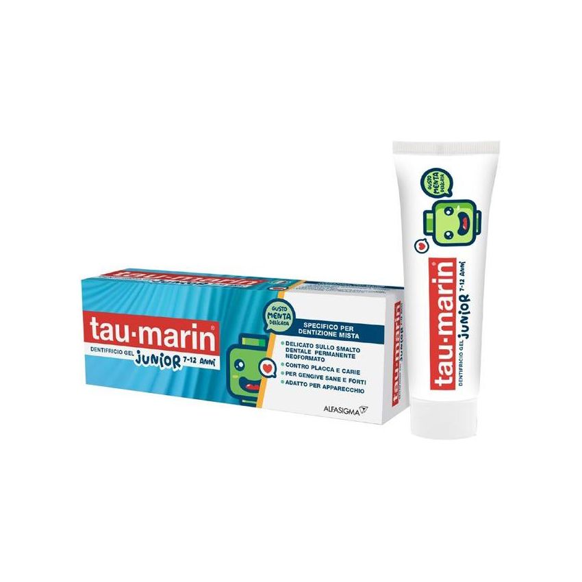 Taumarin Dentifricio Gel Junior 7-12 Anni 50ml