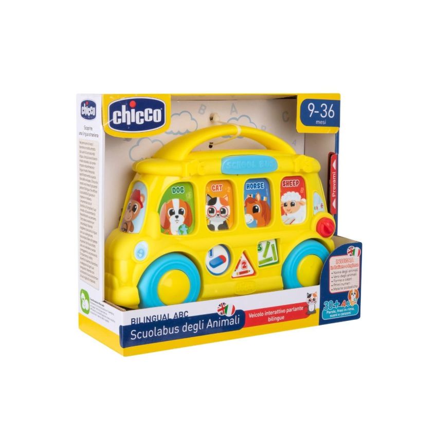 Chicco Scuolabus Parlante ABC Educativo per Bambini 9-36 Mesi