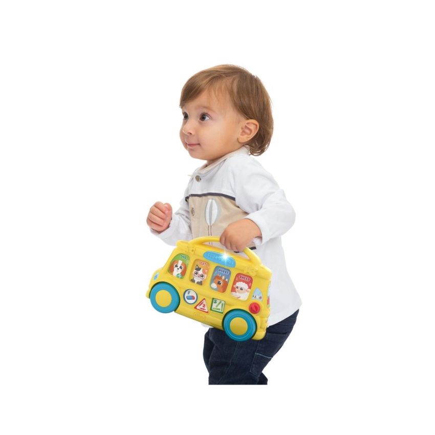 Chicco Scuolabus Parlante ABC Educativo per Bambini 9-36 Mesi