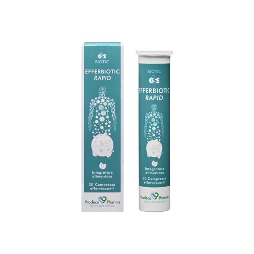 GSE Efferbiotic Rapid - Integratore Alimentare con 20 Compresse