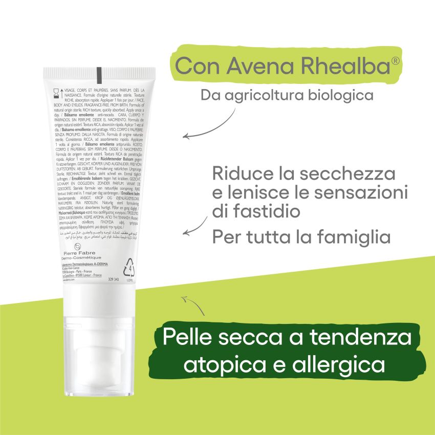 Balsamo Emolliente Allergo A-Derma Exomega - 40ml