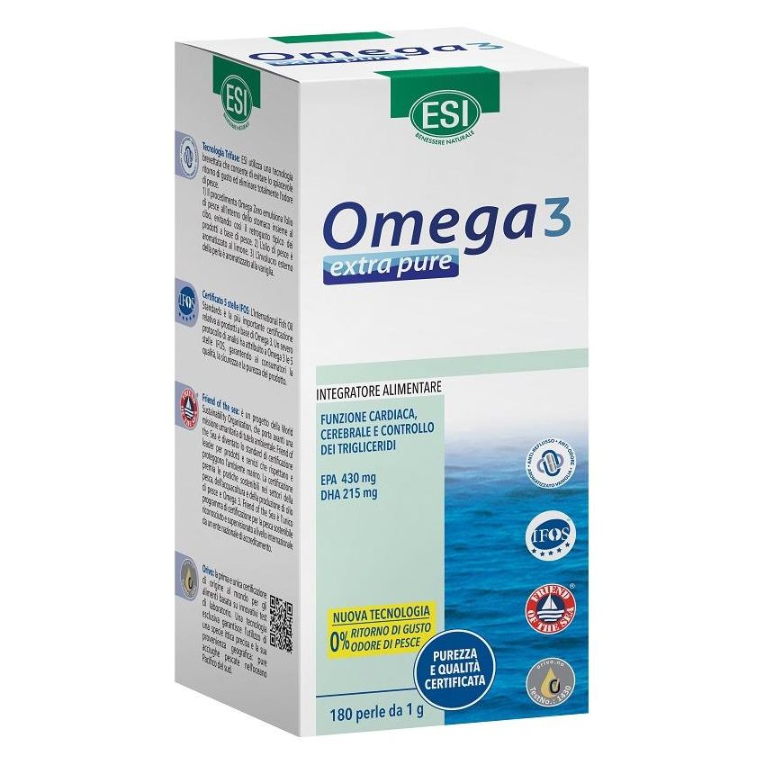 Esi Omega 3 Extra Pure - 180 Capsule di Alta Qualità