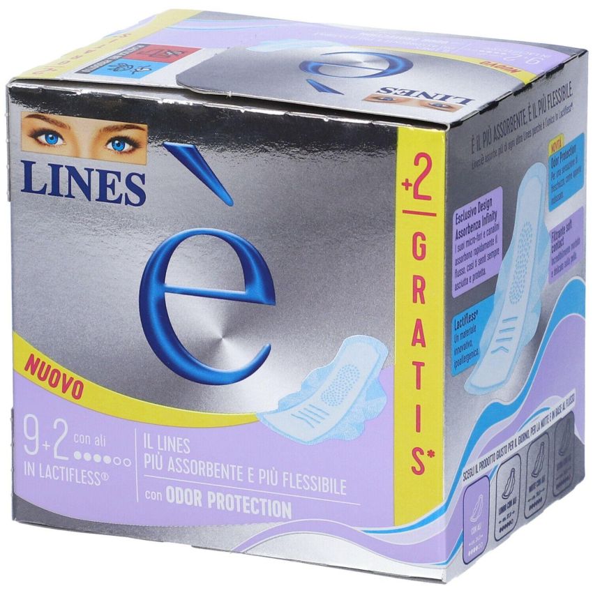 Lines Ali - Pacco da 11 Assorbenti per la Notte