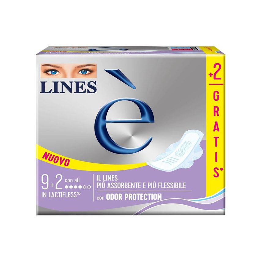 Lines Ali - Pacco da 11 Assorbenti per la Notte