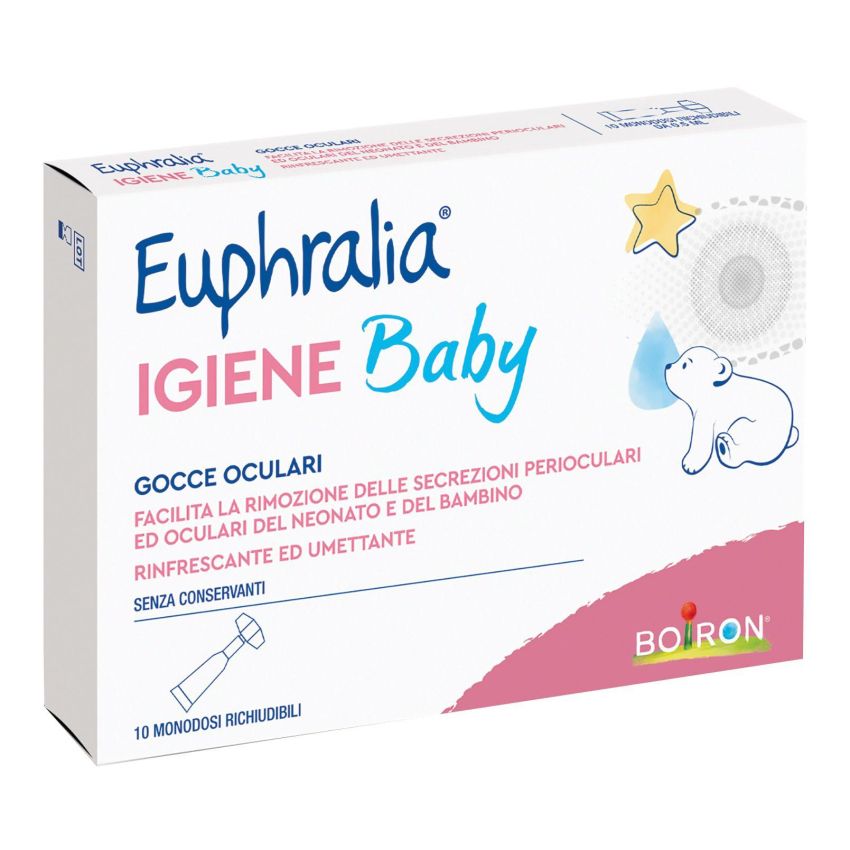 Boiron Euphralia: Monodose Gocce Oculari per Bambini - 10 Fiale