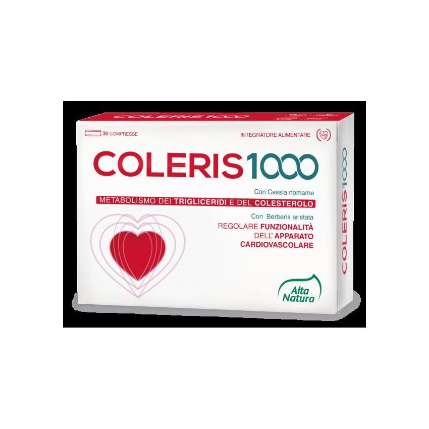 Coleris1000 - Integratore Alimentare, Confezione da 30 Compresse