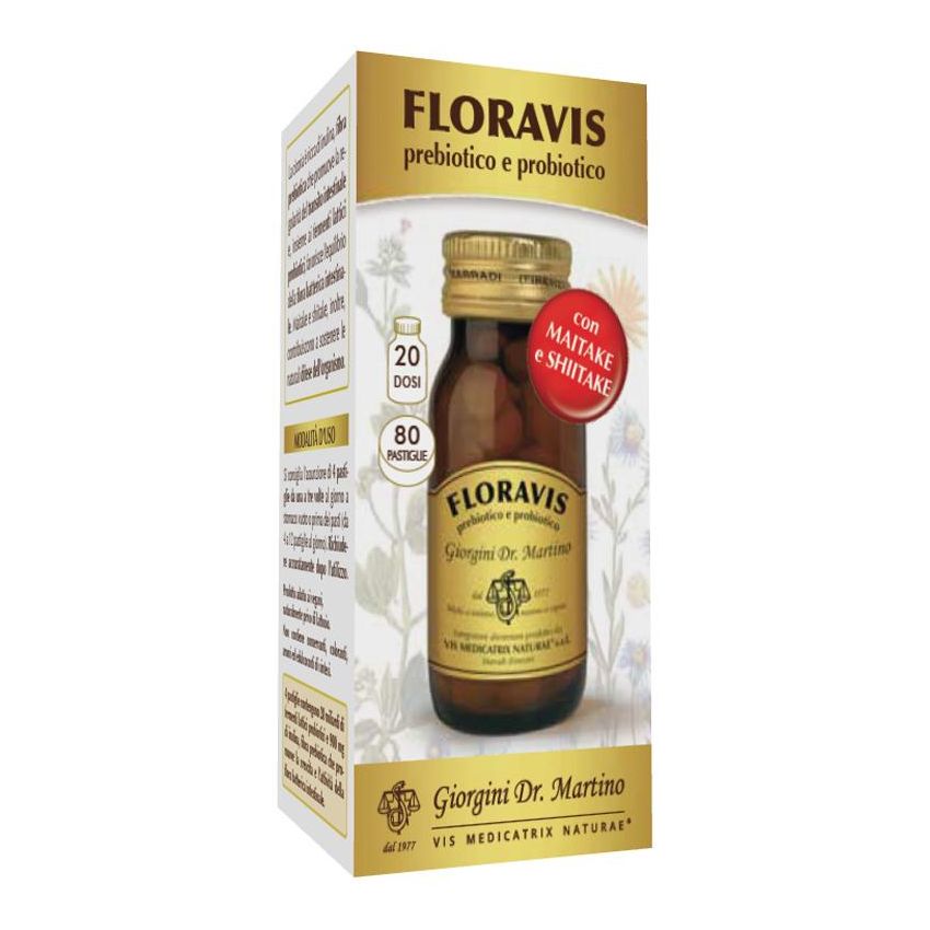 Dr Giorgini Floravis - Integratore Alimentare con 80 Pastiglie