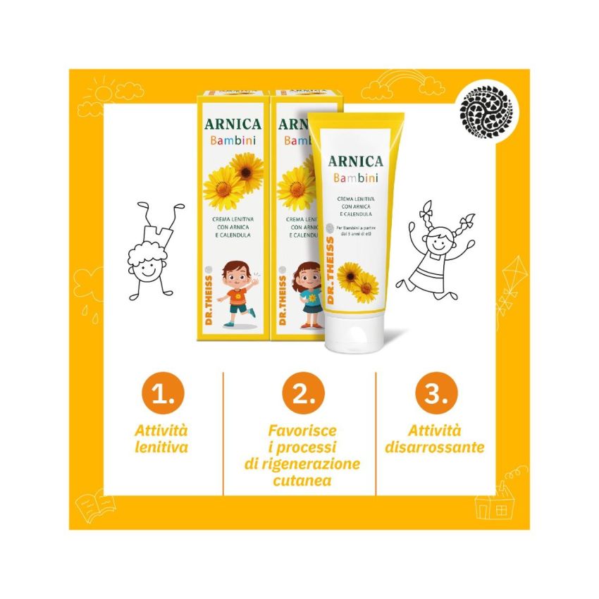 Crema all'Arnica Dr Theiss 100ml per Bambini