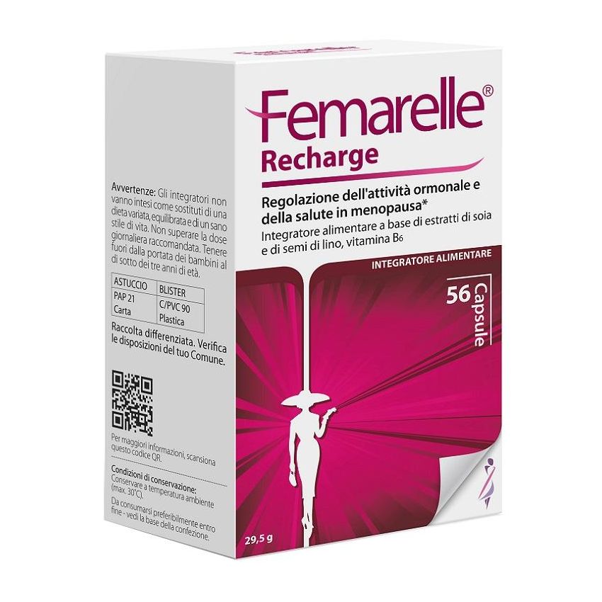 Femarelle Recharge Supplemento di salute femminile, 56 Capsule