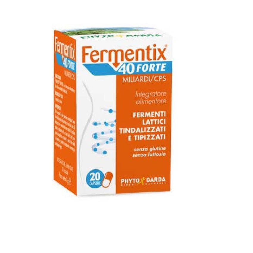 Fermentix Forte 40 - Probiotico Digestivo Avanzato, 20 Capsule