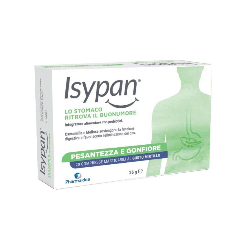 Isypan Compresse per Gonfiore e Pesantezza - Confezione da 20