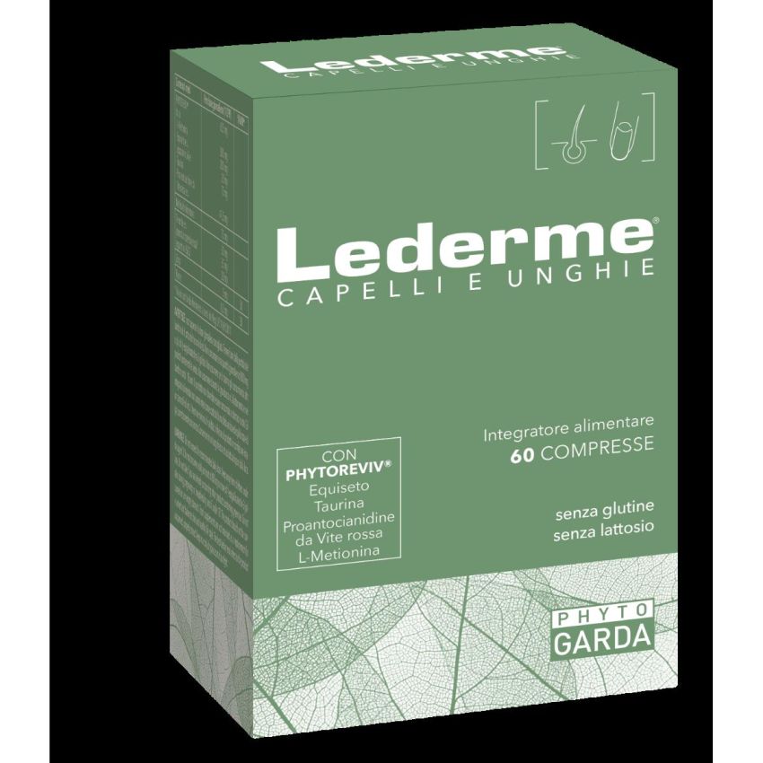 Compresse Lederme per Capelli e Unghie - 60 unità