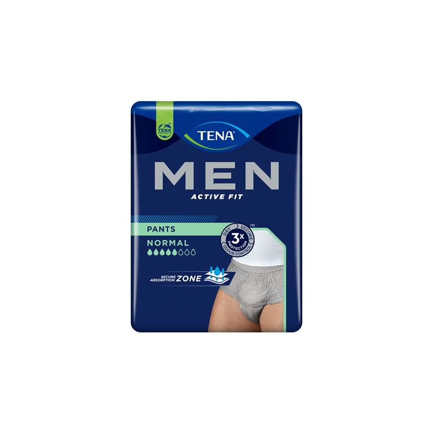 Tena Men Active Fit Pants Normal Taglia S/M - Pacco da 8 Pezzi