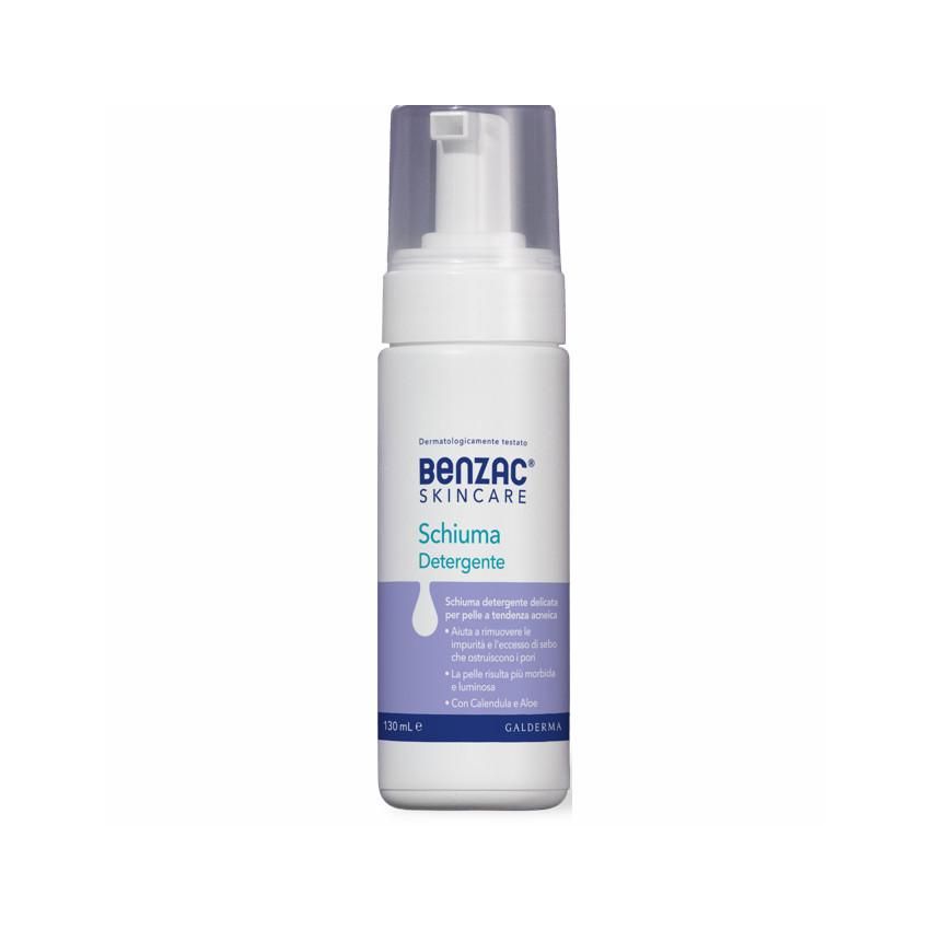 Benzac Skincare - Schiuma Detergente Viso per Pelle Acneica, 130ml