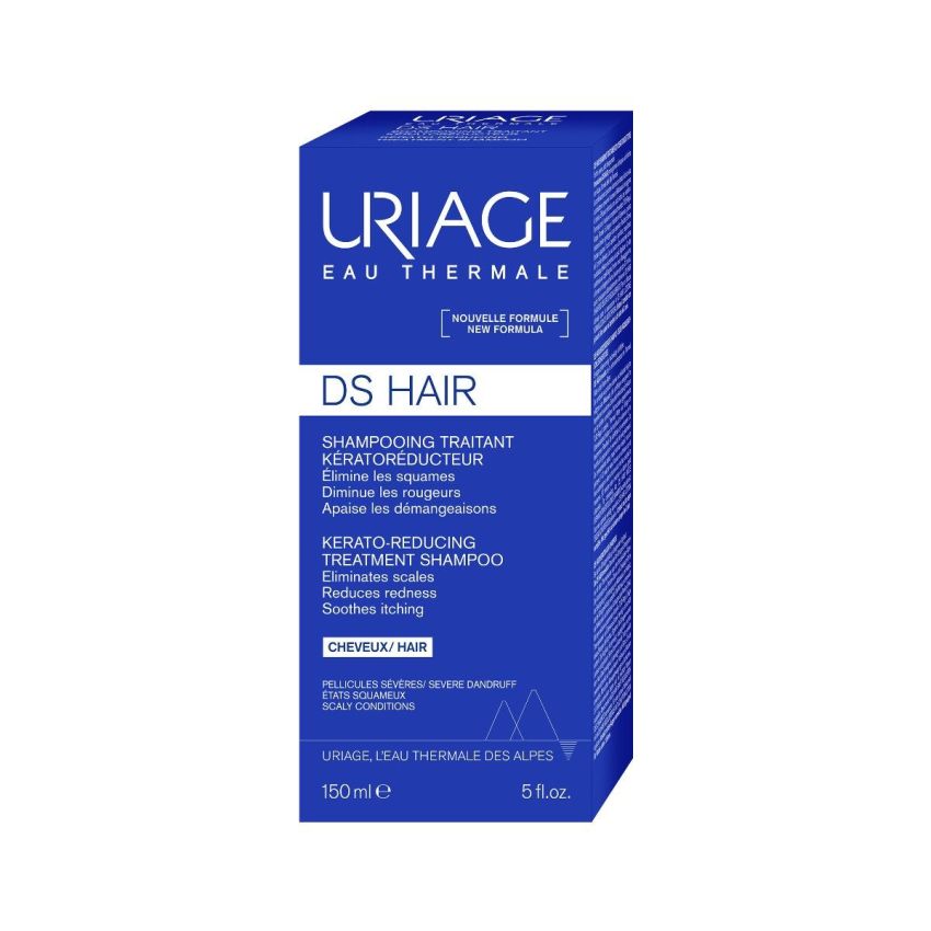 Shampoo per Capelli Uriage DS, Trattamento Cheratoriduttore, 150ml
