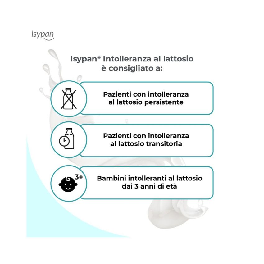 Isypan Compresse per Intolleranza al Lattosio - 30 Pezzi