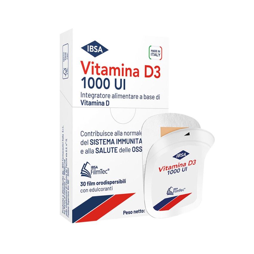 Ibsa Vitamina D3 1000UI - 30 Film Orodispersibili