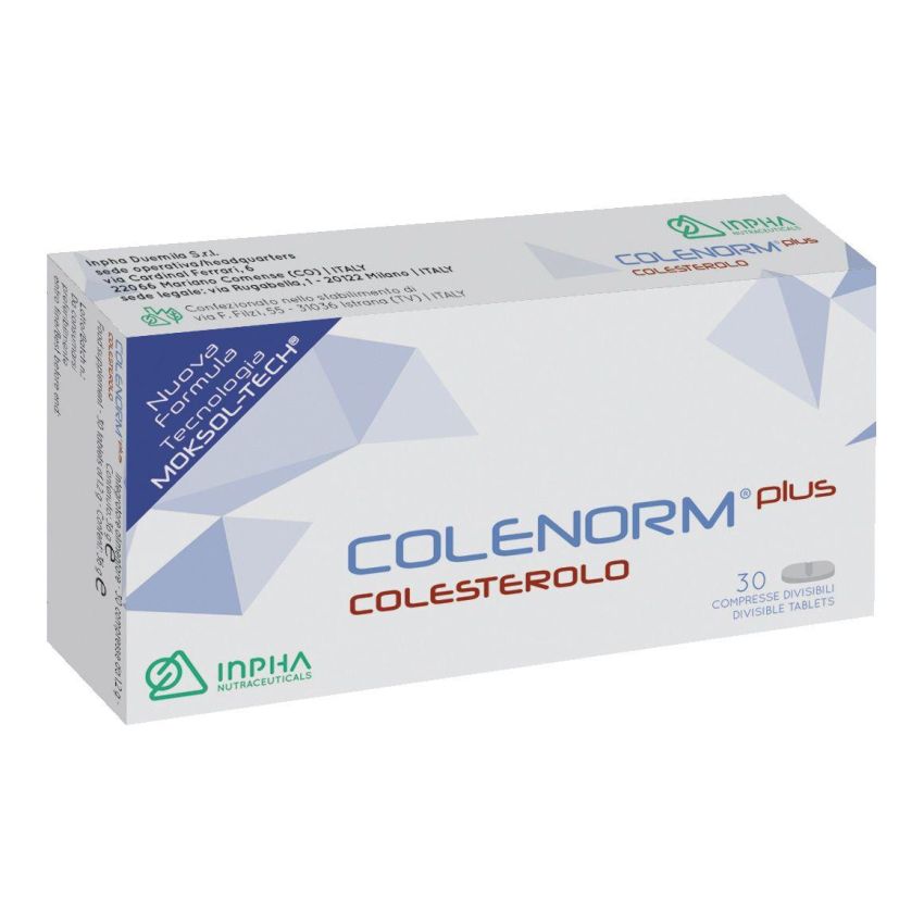 Colenorm Plus - Supplemento per la Gestione del Colesterolo - 30 Compresse