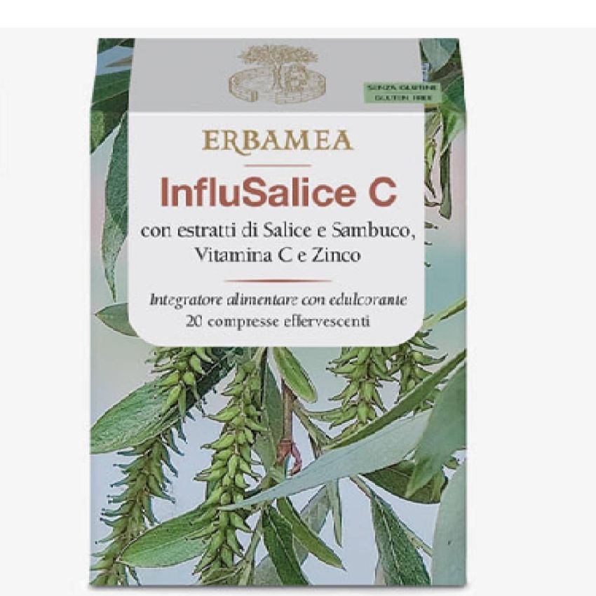 Erbamea Influsalice Vitamina C - Pacco da 20 Compresse