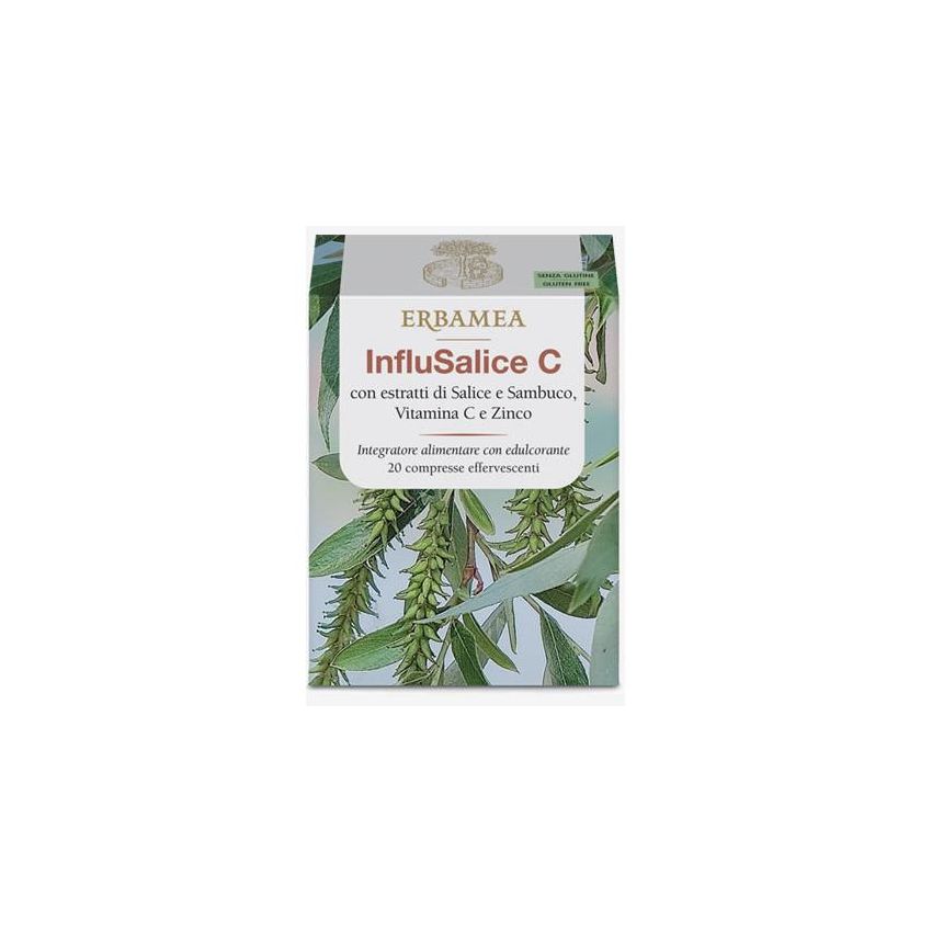 Erbamea Influsalice Vitamina C - Pacco da 20 Compresse