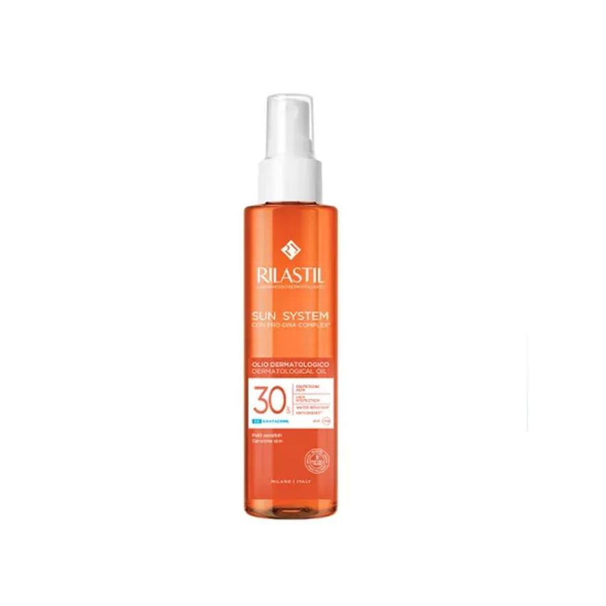 Rilastil Sun System 200ml: Olio Solare Dermatologico SPF30