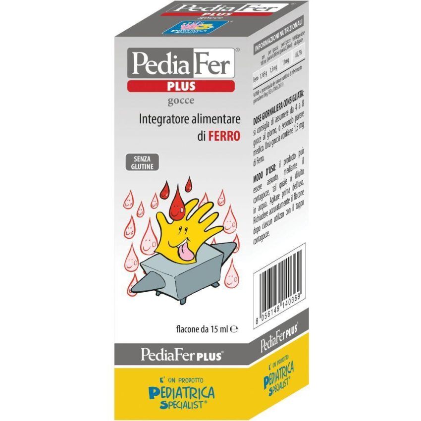 Pediafer Plus - Integratore in Gocce per Bambini 15ml