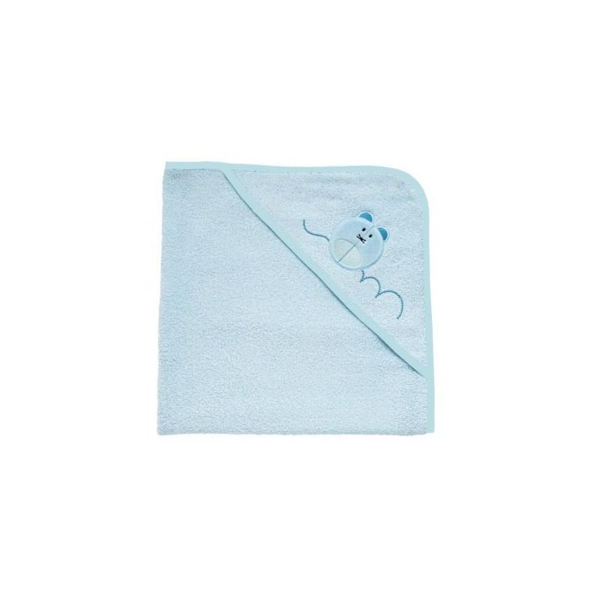 Spugna Chicco Quadrato Azzurra a Forma di Topo per Neonati