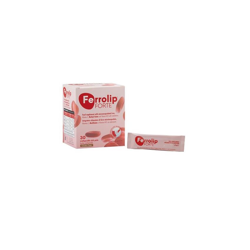 Ferrolip Forte Limone - 30 Bustine Stick da 1.8g
