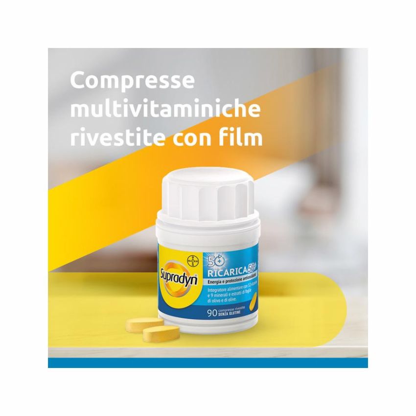Supradyn Ricarica 50+ Multivitaminico in 90 Compresse Rivestite