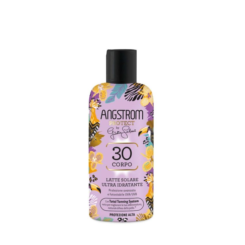Angstrom Protect Latte Solare Ultra-Hidratante SPF30 per Corpo, 200ml