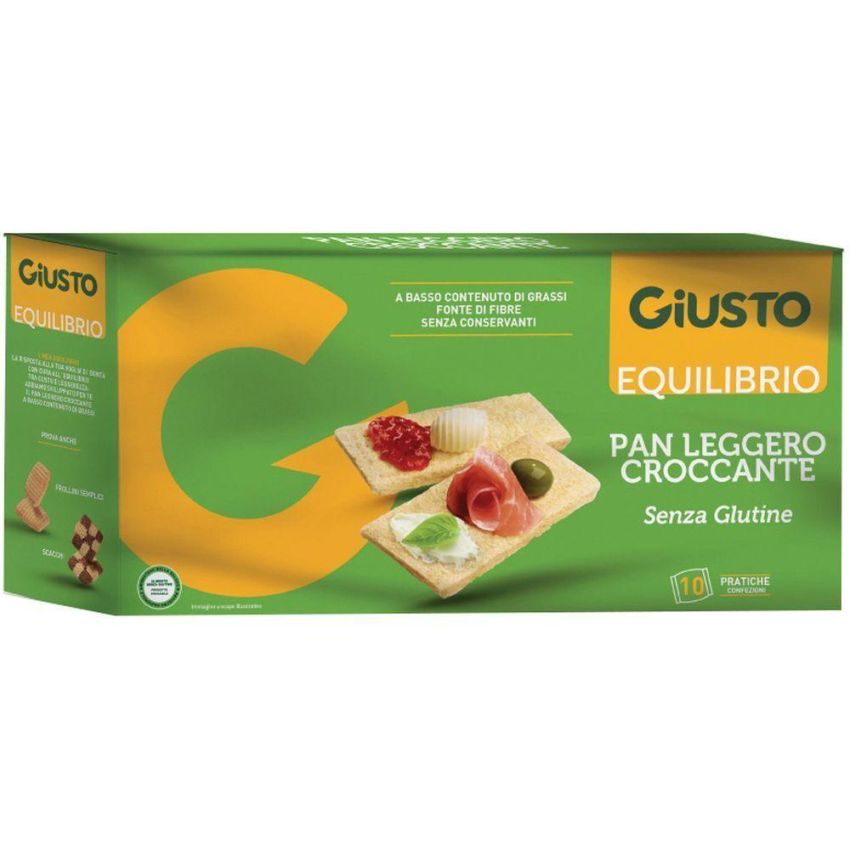 Pan Leggero Croccante Senza Glutine Giusto Equilibrio - 250g