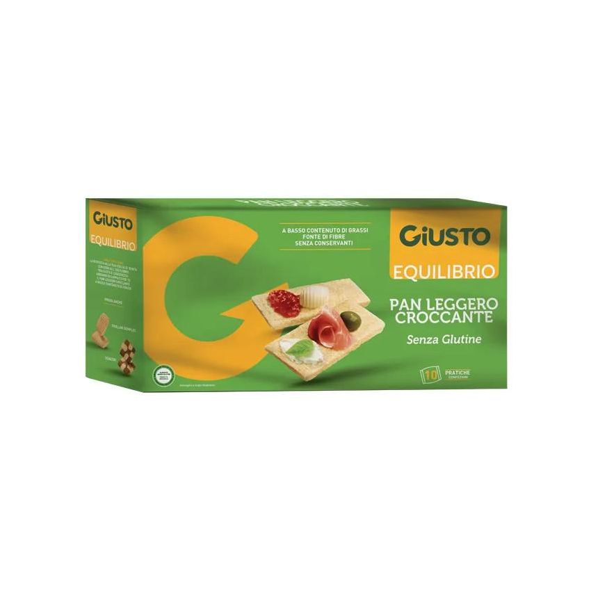 Pan Leggero Croccante Senza Glutine Giusto Equilibrio - 250g