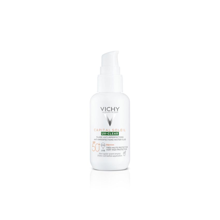 Vichy Capital Soleil 40ml SPF50+: Fluido UV-Clear Anti-Imperfezioni