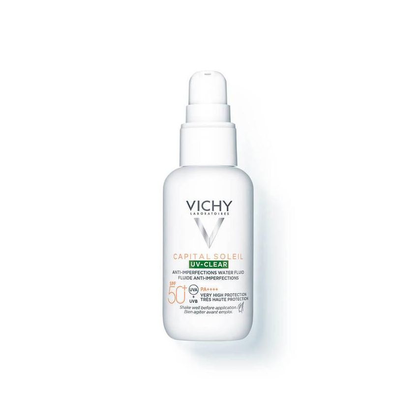 Vichy Capital Soleil 40ml SPF50+: Fluido UV-Clear Anti-Imperfezioni