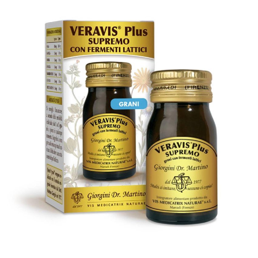 Dr Giorgini Veravis Plus Supremo: Probiotici Fermenti Lattici in Grani, 30g