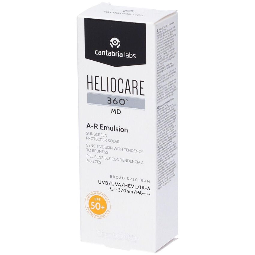 Heliocare 360 A-R SPF50+ Emulsione Protettiva per Pelli Sensibili, 50ml