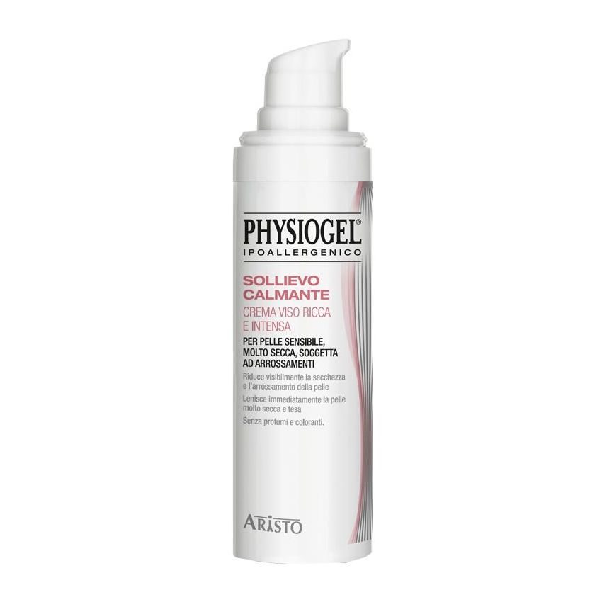 Crema Viso Ricca e Intensa per Sollievo Calmante, Physiogel, 40ml
